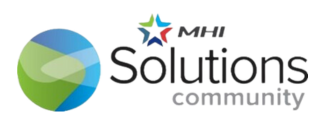 Solutions Community logo MHI