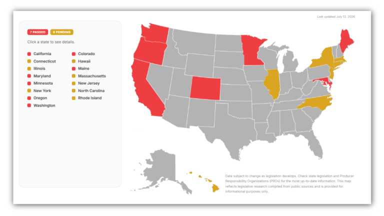 Interactive EPR Legislation Map Thumbnail